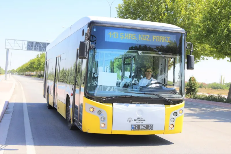 KONYA BELEDİYESİ BÜNYESİNE 16 OTOBÜS EKLEDİ