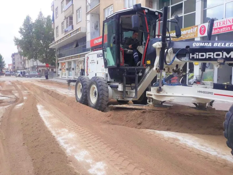 ÇUMRA BELEDİYESİ TAM KADRO ÇALIŞMALARINI SÜRDÜRÜYOR