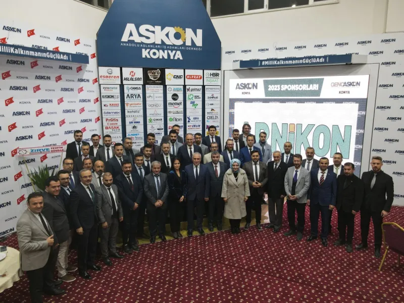 ASKON Konya'nın 2022 yılı divan toplantısı gerçekleşti