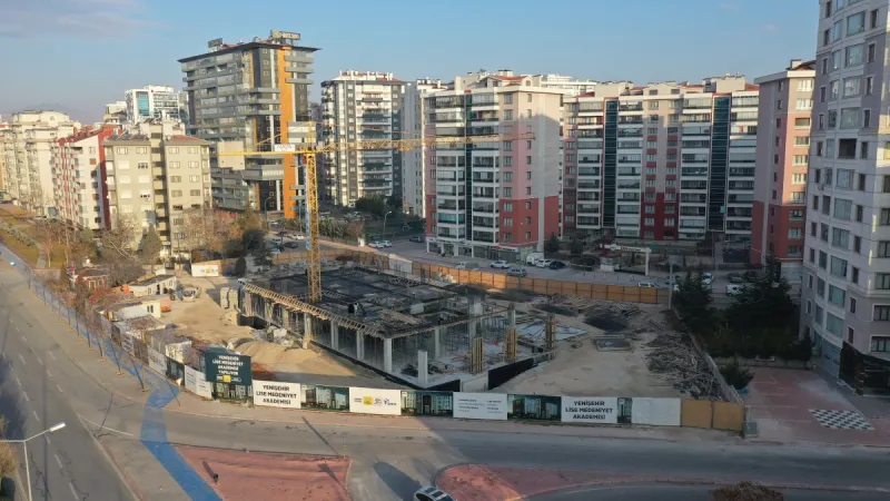 YENİŞEHİR SOSYAL TESİSİ VE LİSE MEDENİYET AKADEMİSİ HIZLA YÜKSELİYOR