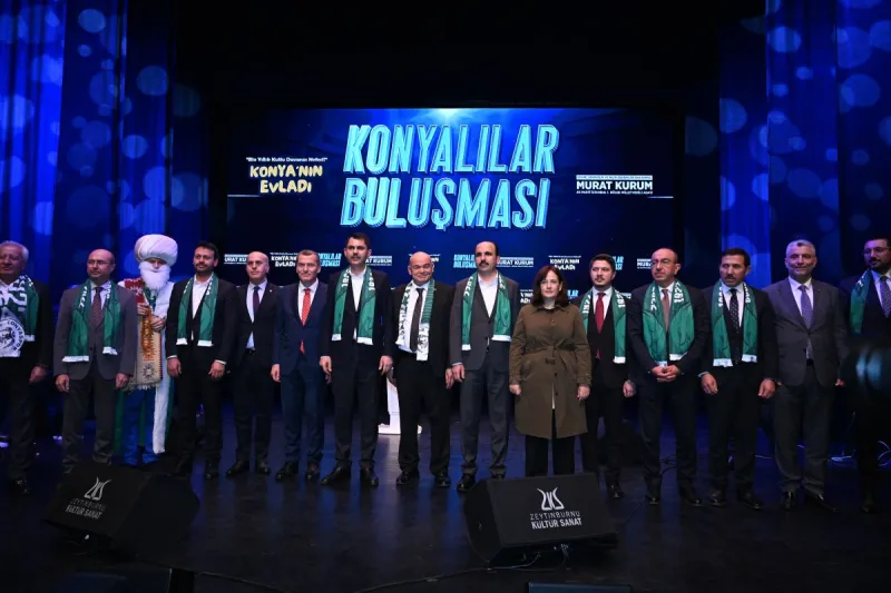 BAKAN KURUM İSTANBUL’DA KONYALILARLA BULUŞTU