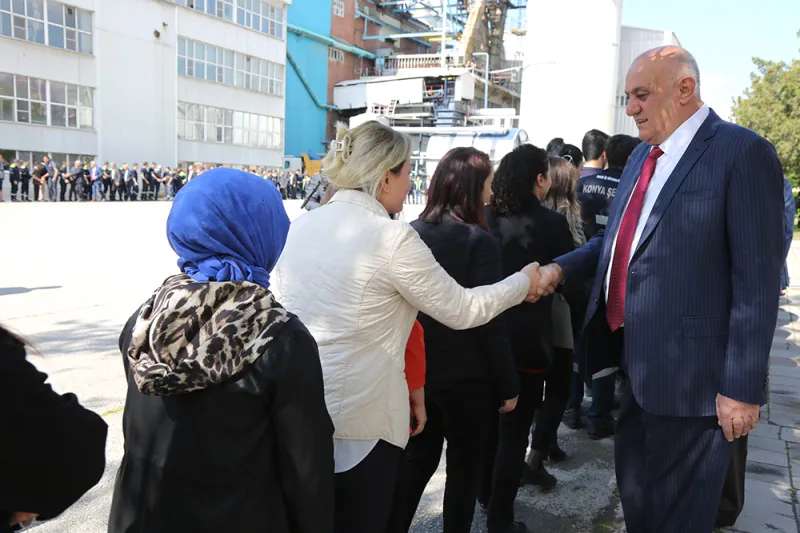 KONYA ŞEKER ÇALIŞANLARI BAYRAMLAŞTI
