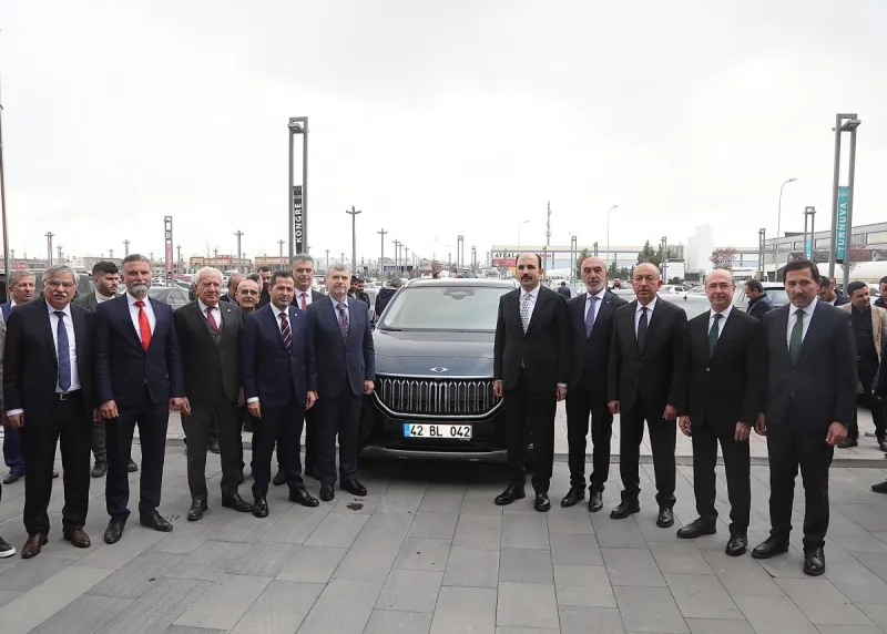 AK PARTİ MİLLETVEKİLİ ADAY TANITIM TOPLANTISI YAPILDI BAŞKAN ALTAY TOPLANTIYA TOGG İLE GELDİ