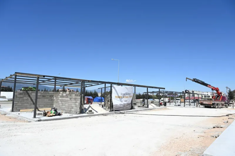 HATAY’DA 152 DÜKKANDAN OLUŞAN KONYA BEDESTENİNİN TEMELİ ATILDI