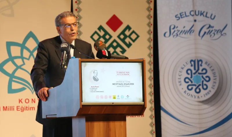 KONYA’DA NECİP FAZIL KISAKÜREK ANILDI