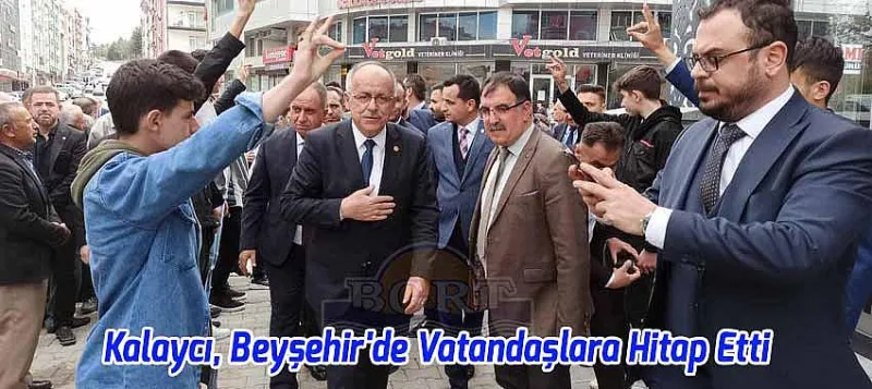 MHP GENEL BAŞKAN YARDIMCISI KALAYCI BEYŞEHİR'DE PARTİLİLERE HİTAP ETTİ