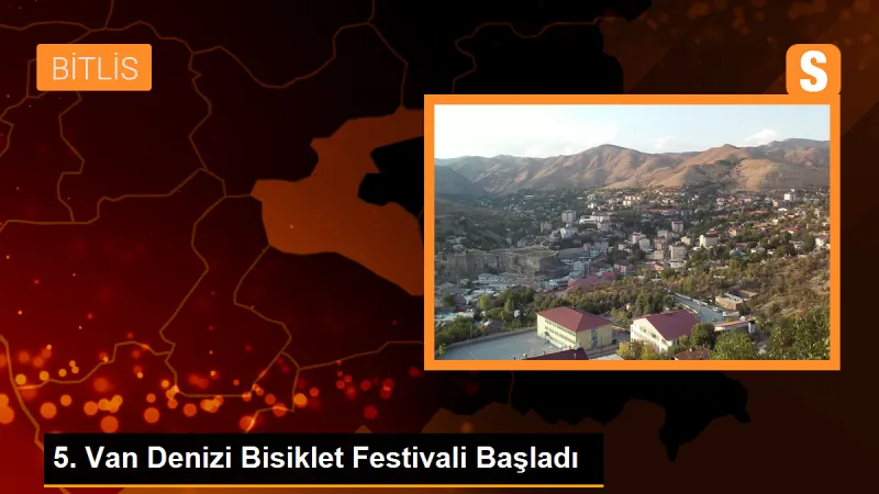 5. Van Denizi Bisiklet Festivali Başladı
