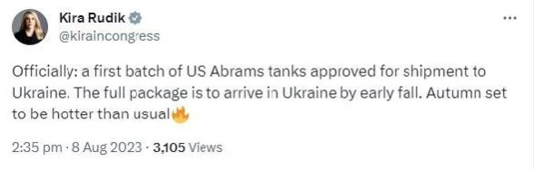 ABD yapımı Abrams tankları Ukrayna'ya sevk edilecek