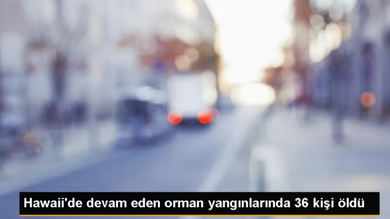 ABD'nin Hawaii eyaletindeki yangınlarda 36 kişi hayatını kaybetti