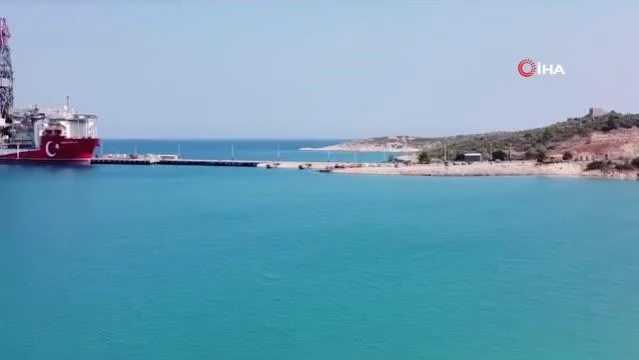 Abdülhamit Han Sondaj Gemisi Akdeniz'deki yeni görevine uğurlandı