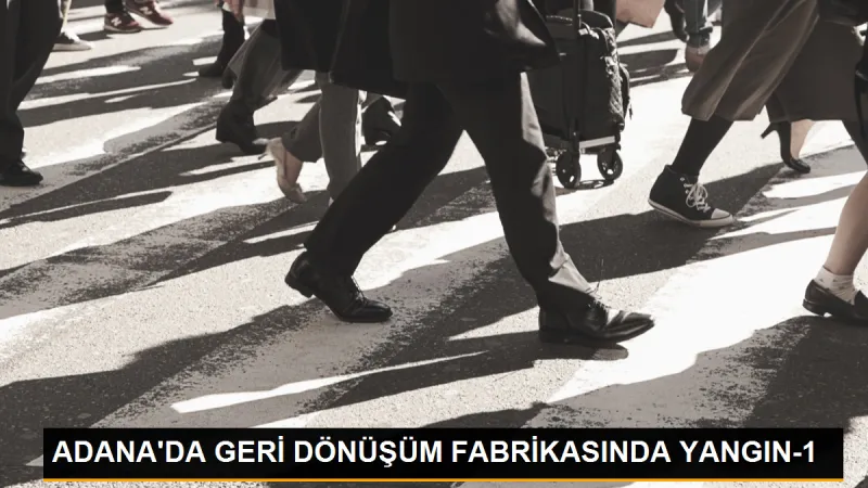 Adana'da Geri Dönüşüm Fabrikasında Yangın Çıktı