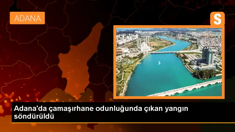 Adana'da çamaşırhanenin odunluk kısmında çıkan yangın söndürüldü