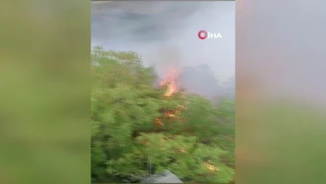 Adıyaman'da 30 Hektarlık Ormanlık Alan Yangınla Mücadele Ediliyor