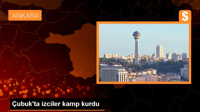 Ankara Çubuk'ta İzciler Kamp Kurdu