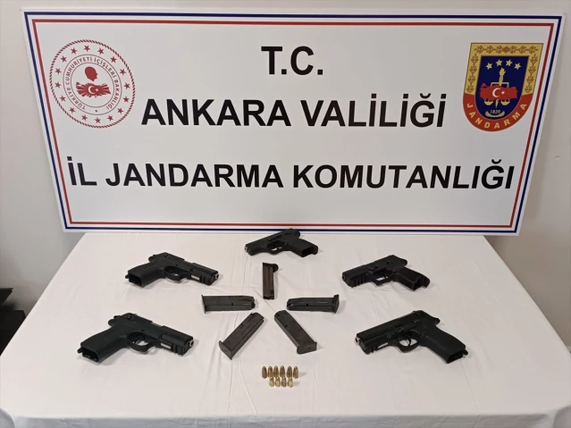 Ankara'da Ruhsatsız Silah Operasyonu: 5 Tabanca Ele Geçirildi