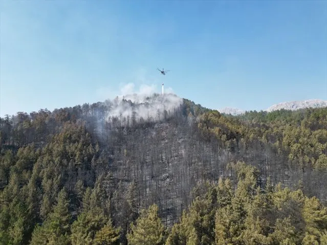 Antalya-Akseki Orman Yangını Kontrol Altına Alındı