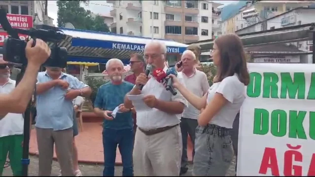 Artvin'de Doğa Talanı ve Orman Katliamı Protestosu