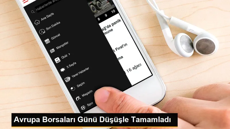 Avrupa Borsaları Günü Düşüşle Tamamladı