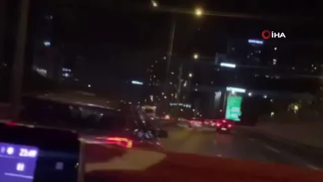 Bağcılar'da 'aday sürücü' belgesiyle makas atıp hız sınırı aşan sürücü yakalandı