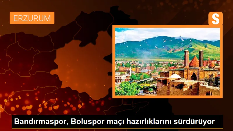 Bandırmaspor, Boluspor maçı hazırlıklarını sürdürüyor