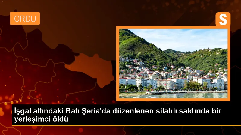 Batı Şeria'da İsrailli yerleşimci saldırıda öldü