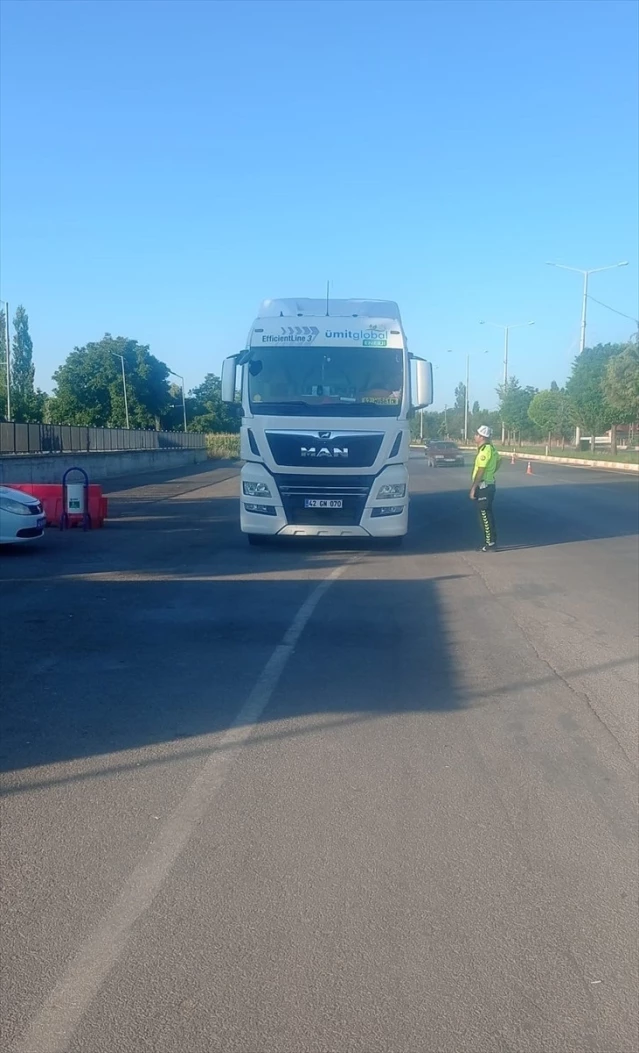 Beyşehir ilçesine yüksek tonajlı araçlara ceza kesiliyor
