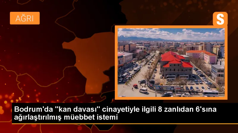 Bodrum'da kan davası cinayetiyle ilgili 8 zanlıya dava açıldı