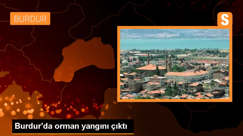 Burdur Bucak'ta Orman Yangını Kontrol Altına Alınmaya Çalışılıyor