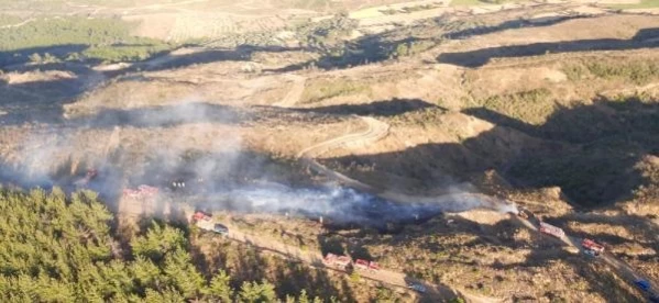 Çanakkale'de Orman Yangını Kontrol Altına Alındı