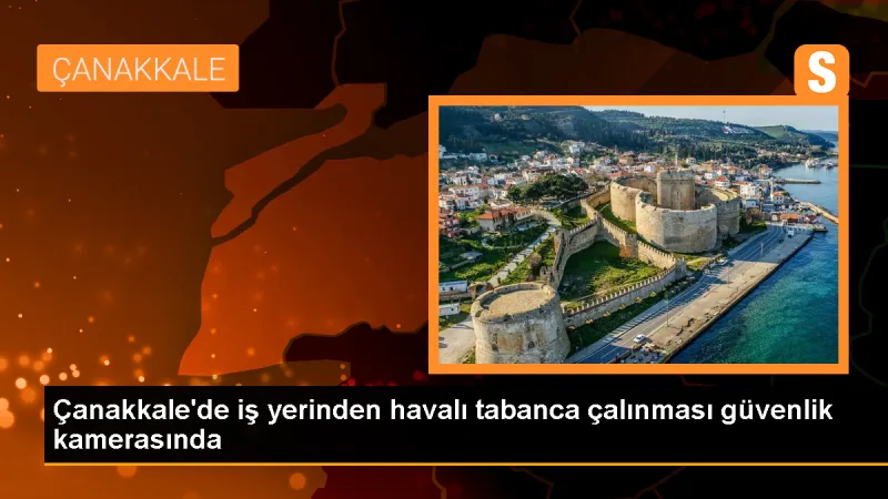 Çanakkale'de av malzemeleri satan iş yerinde hırsızlık