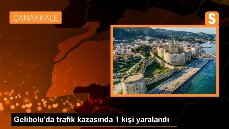 Çanakkale'de trafik kazası: 1 yaralı