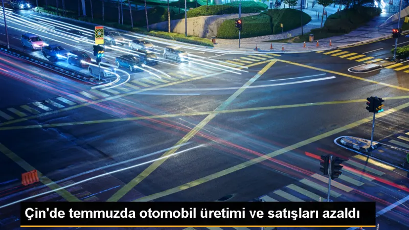 Çin'de Otomobil Üretimi ve Satışları Azalırken İhracat Arttı