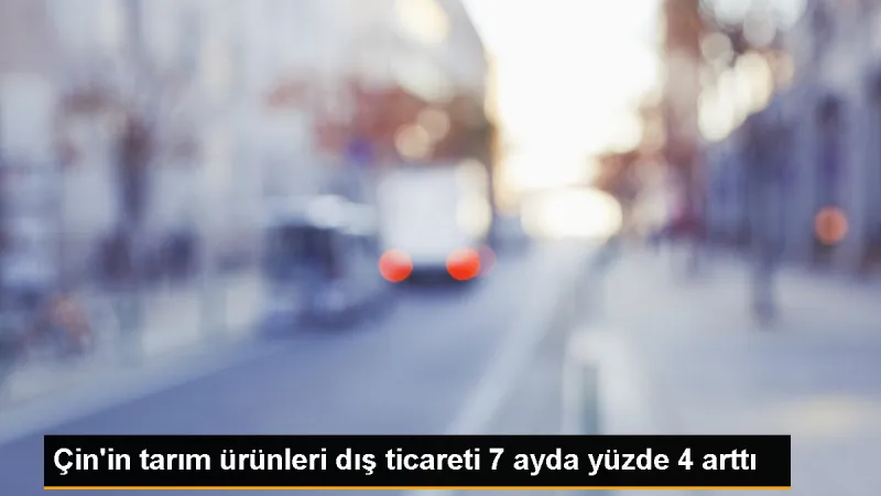 Çin'in tarım ürünleri dış ticaret hacmi arttı