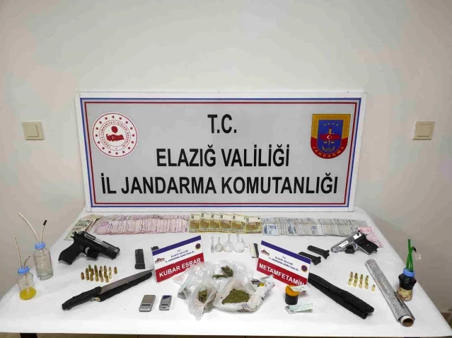 Elazığ'da Uyuşturucu Operasyonu: 4 Kişi Tutuklandı