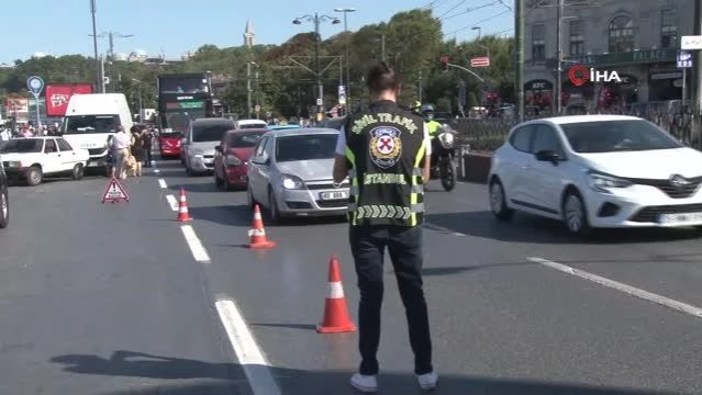 Eminönü'nde taksicilere denetim yapıldı
