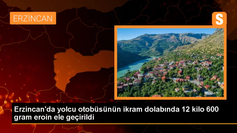 Erzincan'da Otobüste 12 Kilo 600 Gram Eroin Ele Geçirildi, 3 Zanlı Tutuklandı