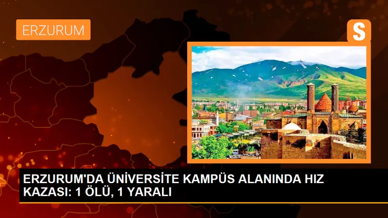 Erzurum'da aşırı hız nedeniyle kaza: 1 ölü, 1 yaralı
