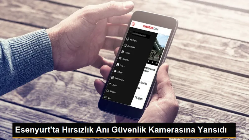 Esenyurt'ta Hırsızlık Anı Güvenlik Kamerasına Yansıdı