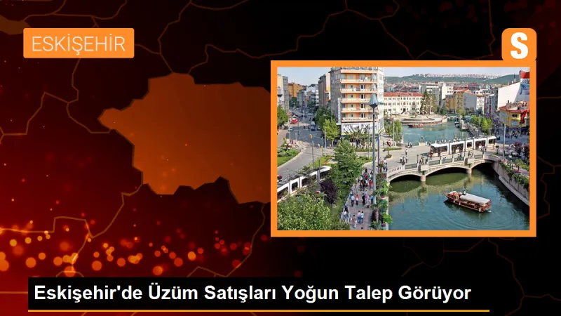 Eskişehir'de Üzüm Satışları Yoğun Talep Görüyor