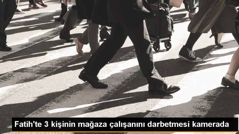 Fatih'te Şal Mağazasında Çalışan Darbedildi