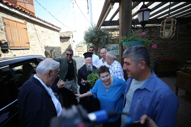 Fener Rum Patriği Bartholomeos, Gökçeada'ya ziyarette bulundu