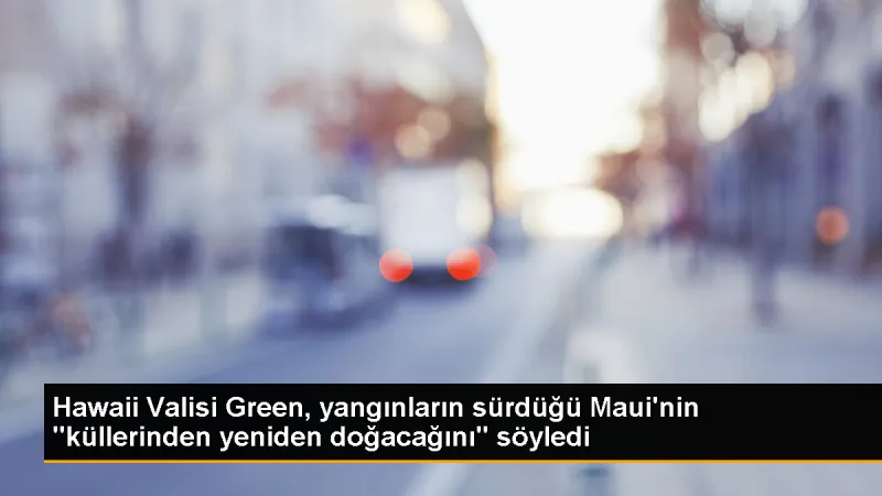 Hawaii'deki orman yangınlarından etkilenen Maui yeniden doğacak