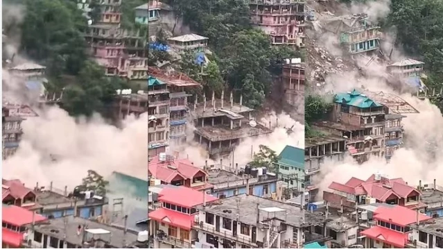 Himachal Pradesh'te Heyelan Felaketi: Yedi Bina Çöktü