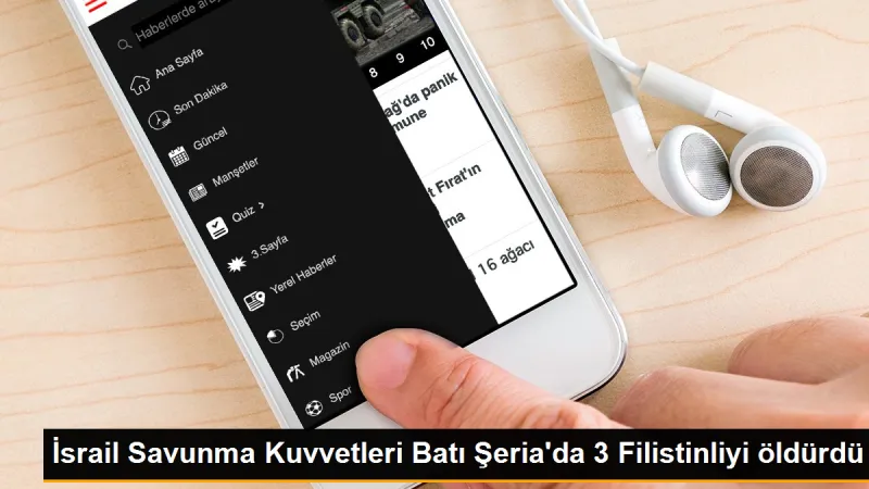 İsrail Savunma Kuvvetleri, Batı Şeria'da 3 Filistinliyi öldürdü