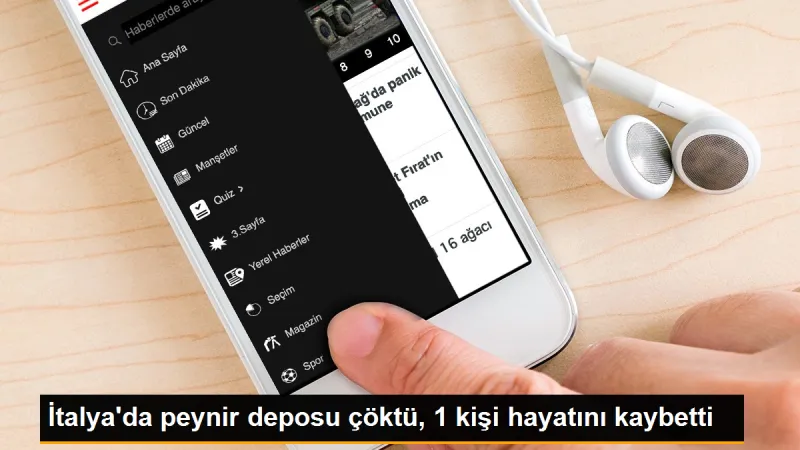 İtalya'da peynir deposu çöktü, bir kişi hayatını kaybetti