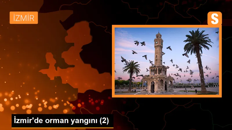 İzmir'de orman yangını (2) - Son Dakika