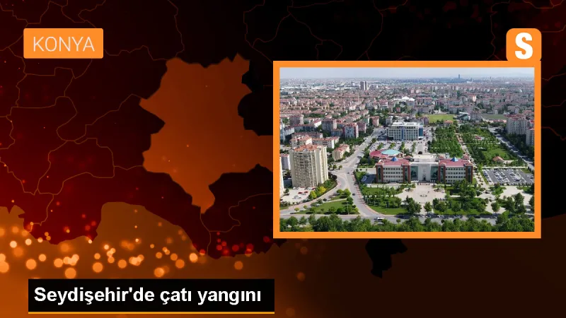 Konya Seydişehir'de Stüdyo Dairelerin Bulunduğu Binada Yangın Çıktı