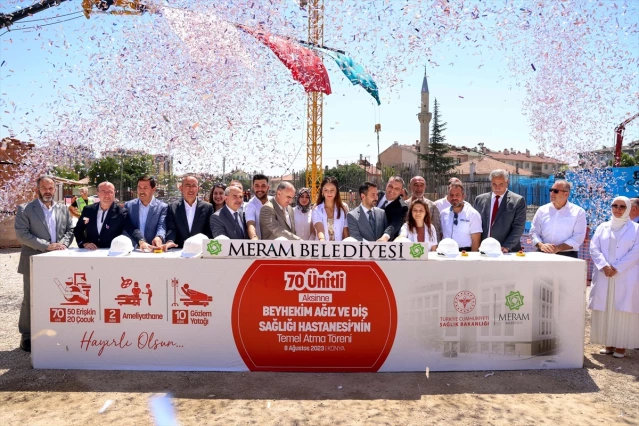 Konya'da Ağız ve Diş Hastanesi Temeli Atıldı
