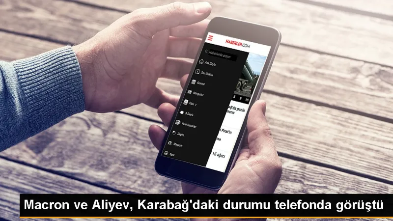 Macron ve Aliyev arasında telefon görüşmesi