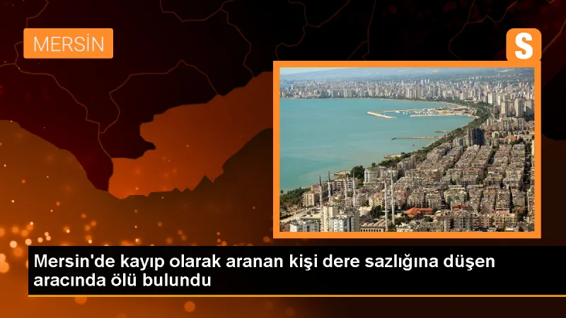 Mersin'de Kayıp Kişi Dere Sazlığında Ölü Bulundu